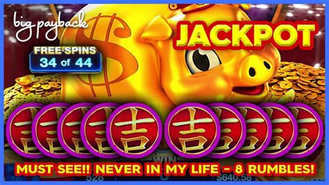 UNBELIEVABLE JACKPOT! Rakin' Bacon Deluxe Golden Blessings Slot .